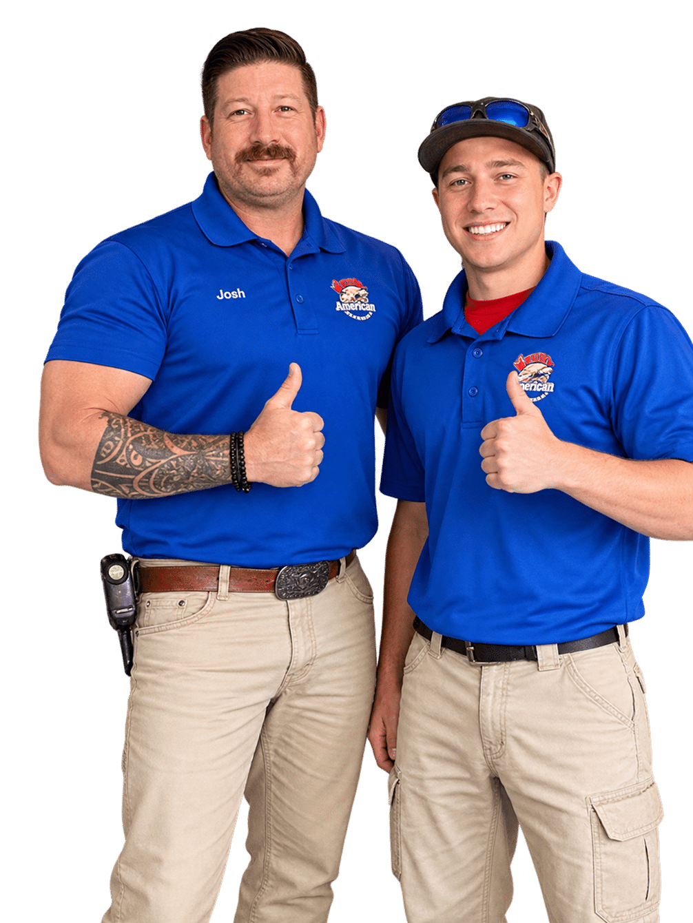 employees giving thumbs up
